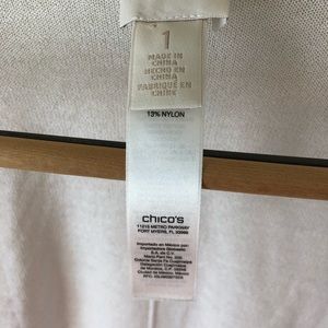 Chico's Sweaters - Chico’s white cardigan size 1 Chico's Sweaters - Chico’s white cardigan size 1